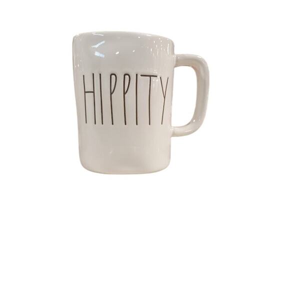 Rae Dunn Artisan Collection By Magenta Coffee Mug Cup Large (HIPPITY) - Picture 1 of 6
